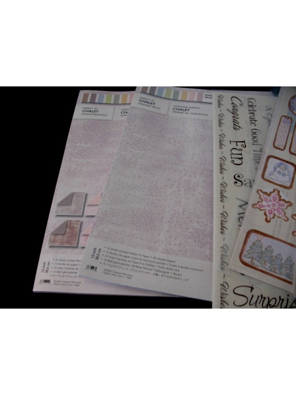 Creative Memories  12X12 Chalet Power Palette System Pack-